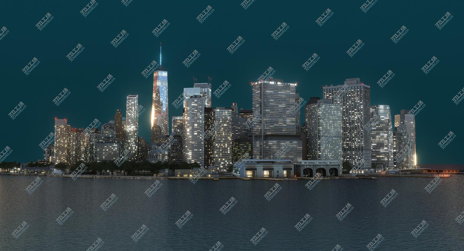 images/goods_img/20210113/3D Manhattan Lower Part1 2 3 Night  Low Poly/3.jpg